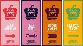 通過B＆B充滿活力的新品牌表達(dá)，Simply Cook在零售